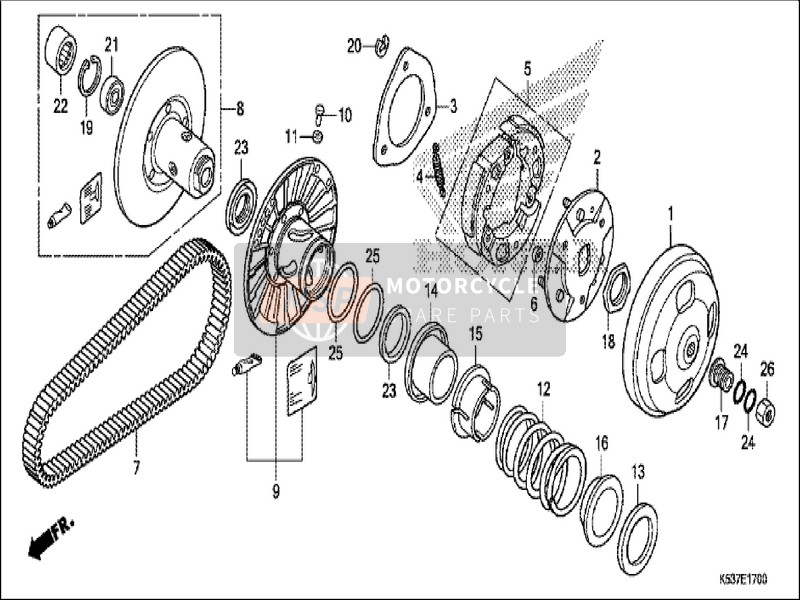 Honda SH300AS 2019 Guidare Viso 2 per un 2019 Honda SH300AS